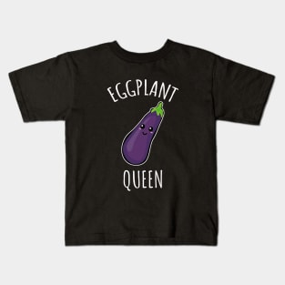 Eggplant Queen Kids T-Shirt